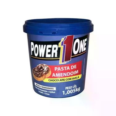 Imagem de PASTA DE AMENDOIM POWER1ONE 1,005kg - CHOCO C/ AVELÃ