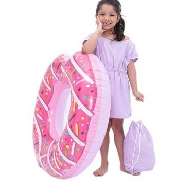 Imagem de Saída de Praia Infantil Conchinha - túnica e mochilinha