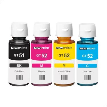 Imagem de 4x Tinta Compatível Para Hp Smart Tank 584 583 724 754 794 - NEW PRINT