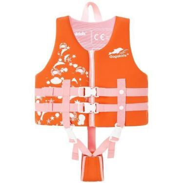 Imagem de Colete de natação infantil Gogokids ajustável de 2 a 8 anos 10-27 kg