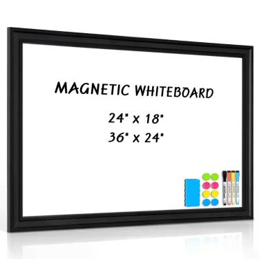 Imagem de Quadro Branco Magnético QUEENLINK 91x61 cm para Apagar a Seco