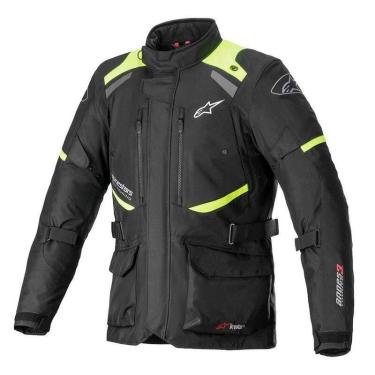 Imagem de Jaqueta alpinestars andes v3 drystar preto amarelo, XL