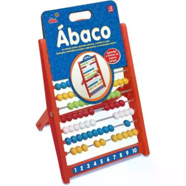 Imagem de Contador Abaco Escolar C/100 Bolas - ELKA