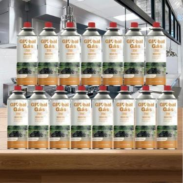 Imagem de Kit 15 refil cartucho gás butano para maçarico culinário e fogareiro c