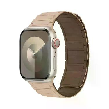 Imagem de Pulseira De Silicone Magnética Para Apple Watch De 40mm 44mm 45mm 49mm