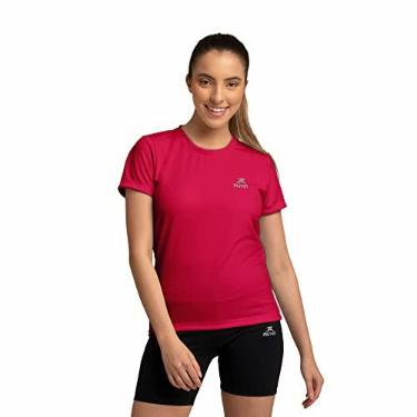 Imagem de Camisetas Dry Basic SS FPS 50 Muvin – Manga Curta – Feminina – Proteção Solar UV50 – Para Academia – Pilates – Yoga – Corrida – Ginástica Fitness – Caminhada – Secagem Rápida (G, Pink)