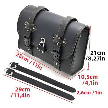 Imagem de Bolsa Lateral De Grande Capacidade Para Motocicleta Com Fechadura Por 