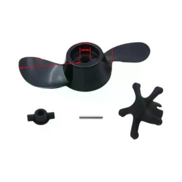 Imagem de Hélice De Motor Elétrico De Arrasto Com 2/3 Lâminas Para Peças De Moto