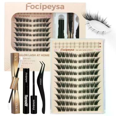 Imagem de Kit de Cílios Postiços Focipeysa Fox Tail Lash Clusters