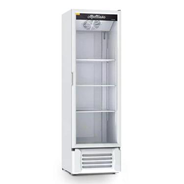 Imagem de Visa Cooler Refrigerador Multiuso Expositor Vertical Refrimate VCM400 400L 1 Porta Branco 110V