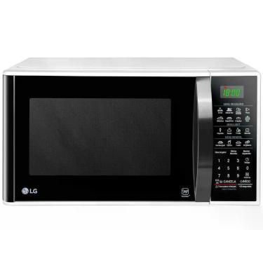 Imagem de Micro-ondas Solo 30 Litros Ms3091bc Branco LG, Preto e Branco, 110V