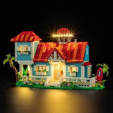 Imagem de BRIKSMAX Kit de luz 2.0 para Lego Lilo e Stitch Beach House - Iluminação LED inovadora compatível com Lego Disney 43268 - Conjunto Lego não incluído