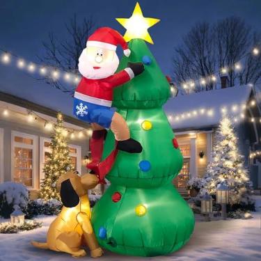 Imagem de Árvore de Natal inflável decorativa ao ar livre de 6 pés
