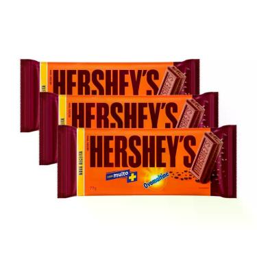 Imagem de Kit 3 Chocolate Hershey's Ovomaltine 77g