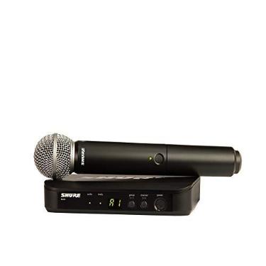 Imagem de Microfone de Mão Sem Fio Shure BLX24/SM58, Cápsula SM58