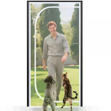 Imagem de Porta tela para gatos MEWTOGO 97 x 211 cm com malha nano durável