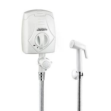 Imagem de Ducha Higiênica Elétrica 3 Temperaturas 4300W para Bacia Sanitária Branco Lorenzetti 220V
