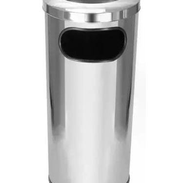 Imagem de Cinzeiro Lixeira Em Aço Inox Com Aro Em Inox 50 Litros - Higipack