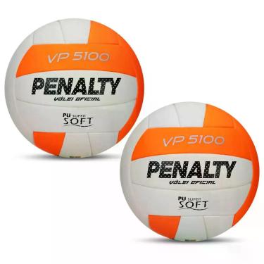 Imagem de 02 Bolas De Vôlei Penalty Vp 5100 XXVI Cor:Amarelo+RoxoTamanho:Único, 