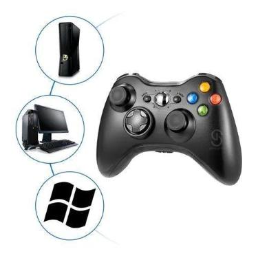 Imagem de Joystick Sem Fio Wireless Slim Compativel com Controle Video Game comp