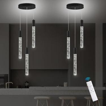 Imagem de Upfelw Lustre De Cristal Moderno De Teto Alto Com 7 Luzes, Grande Iluminação Pendente Em Espiral Led Raindrop Foyer, Luminária Suspensa Para Sala De Estar Com Escada De Bolhas, Montagem Embutida, Pr