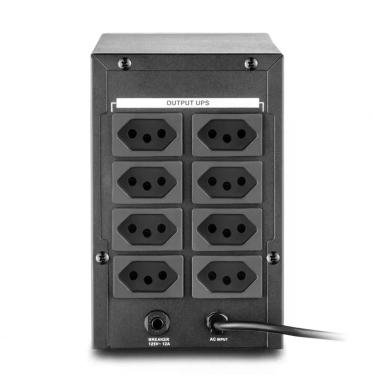 Imagem de Nobreak M1 4 em 1 com Proteção de Surto e Estabilizador Preto Multi 1440VA 220V