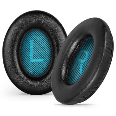 Imagem de Aurivor Almofadas auriculares de substituição para fones de ouvido Bose QuietComfort QC 35 (ii) 25 15 2, almofadas à prova de rasgos para fones de ouvido QC35 (ii) QC25 QC15 QC2 SoundTrue/SoundLink