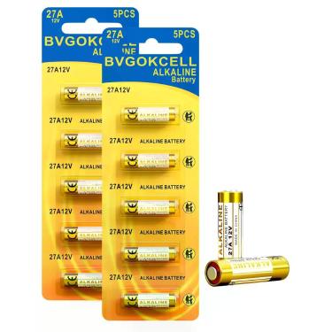 Imagem de Bateria Alcalina Bvgokcell 27A 12V Pacote com 10 Unidades