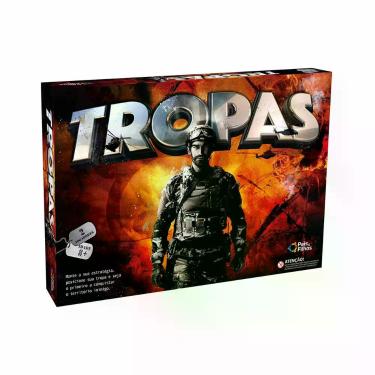 Imagem de Jogo de Tabuleiro Estratégico Tropas - 154 Peças - Pais E Filhos