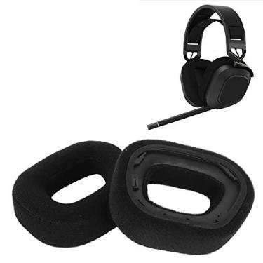 Imagem de Almofadas de Substituição Almofadas para Corsair HS80 RGB Headset, Noise Blocking Headphone Earpads, Espuma de Memória de Alta Densidade Soft Respirável Ear Pads para Corsair HS80