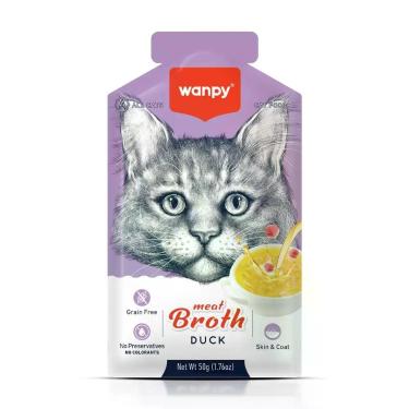 Imagem de Truly Wanpy Petisco Sopa para Gatos Sabor Pato 50g