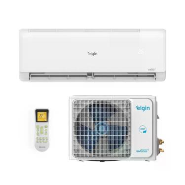 Imagem de Ar Condicionado Split Hi Wall Elgin Eco Inverter II R32 18000 BTUS Quente e Frio 220V Monofásico Branco 45HJQE18C2CC