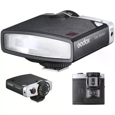 Imagem de Flash Retrô Universal para Canon Nikon Lumix Sony Fujifilm Godox Lux J