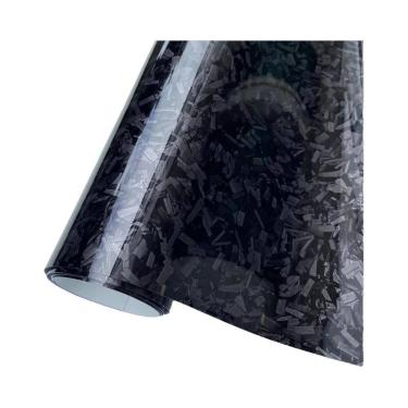 Imagem de Vinil Adesivo De Fibra De Carbono Brilhante À Prova d'Água Com Efeito 