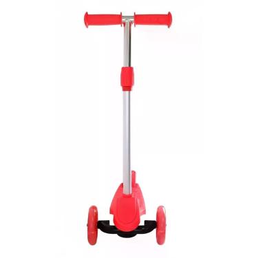 Imagem de Patinete Toy Mix 3 Rodas C/ Luzes De Led Vermelho - Infantil