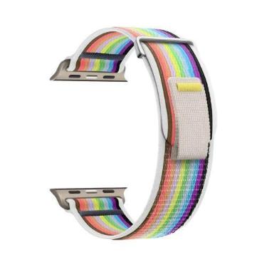 Imagem de Pulseira De Nylon Trail Loop De 49mm Para Apple Watch Ultra 2 42/46mm 