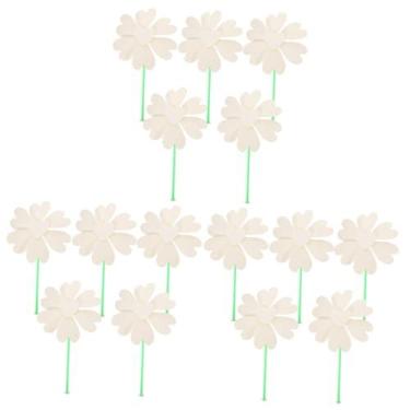 Imagem de ibasenice 15 Peças Pintura Moinho De Vento Cataventos De Papel DIY Cataventos DIY Para Crianças DIY Artesanato Em Branco Crianças Brinquedos Ao Ar Livre Cataventos Artesanato Para Crianças