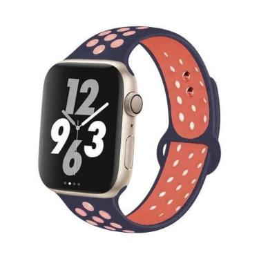 Imagem de Pulseiras De Silicone Para Apple Watch De 45mm, 44mm, 49mm, Ultra2, 40