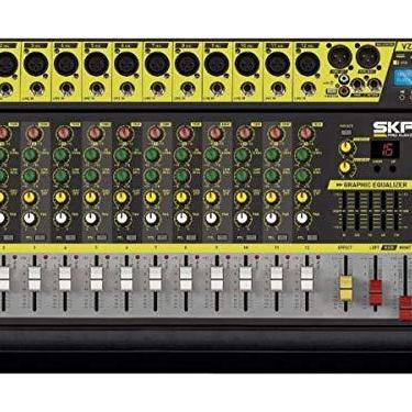 Imagem de Mesa De Som Amplificada 12 Canais 500W Com Mp3, Entrada Usb, Com Efeitos Vz120-Ii, skp, 24837