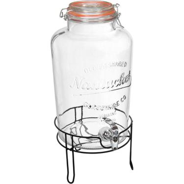 Imagem de Refresqueira Home&Co 47x25x25cm Vidro Transparente 8L para Servir na M