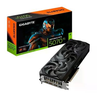 Imagem de Placa de Vídeo Gigabyte RTX 5070 Ti WINDFORCE OC SFF 16G NVIDIA GeForc