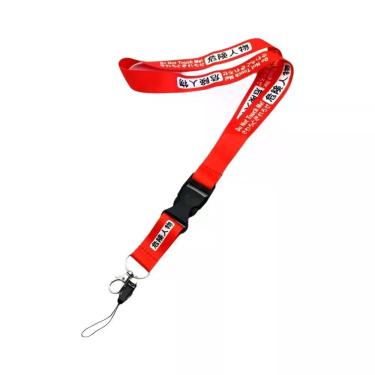 Imagem de Chaveiro Lucky Cat Estilo JDM Com Cordão Para Cartão De Identidade E C