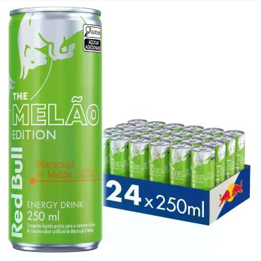 Imagem de Energético Red Bull Summer Edition Maracuja e Melão 250Ml 24 Latas