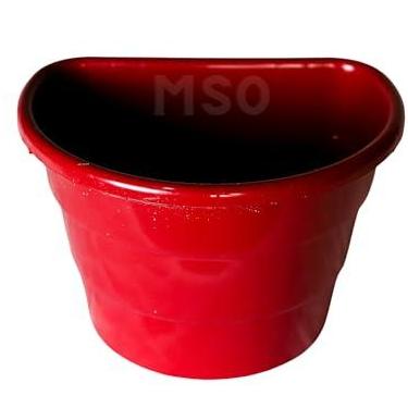 Imagem de Vasos Plastico De Parede Jardim e Horta Vertical 3 Litros - Kit 10 unidades (VERMELHO)