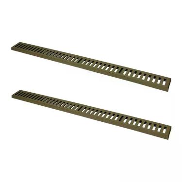 Imagem de Kit Ralo Grelha Linear 3296X2GDA Captação Águas Pluviais Durabilidade Fendi GDA Industria e Distribuidora de Fundidos
