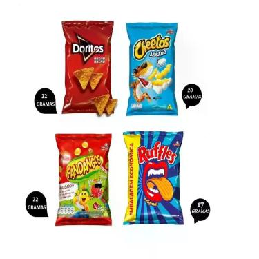 Imagem de Elma Chips Cheetos + Ruffles + Doritos + Fandangos Cx 80un