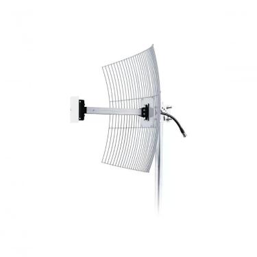 Imagem de Antena Parabólica de Grade para Internet MM-2420 Ganho 20DBI Faixa 2,4 GHZ a 2,5 GHZ Instalação Externa Aquário