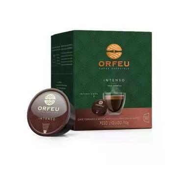 Imagem de Café Orfeu Intenso em Cápsulas 10 unidades Compatível com Dolce Gusto