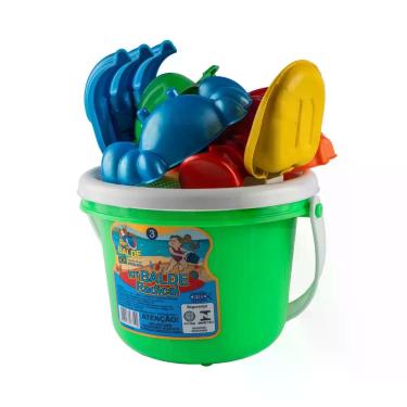 Imagem de Kit Balde Radical Brinquedos Baldinho De Praia Para Crianças