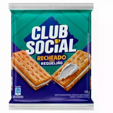 Imagem de Biscoito Integral Recheado Sabor Requeijão Club Social 106g